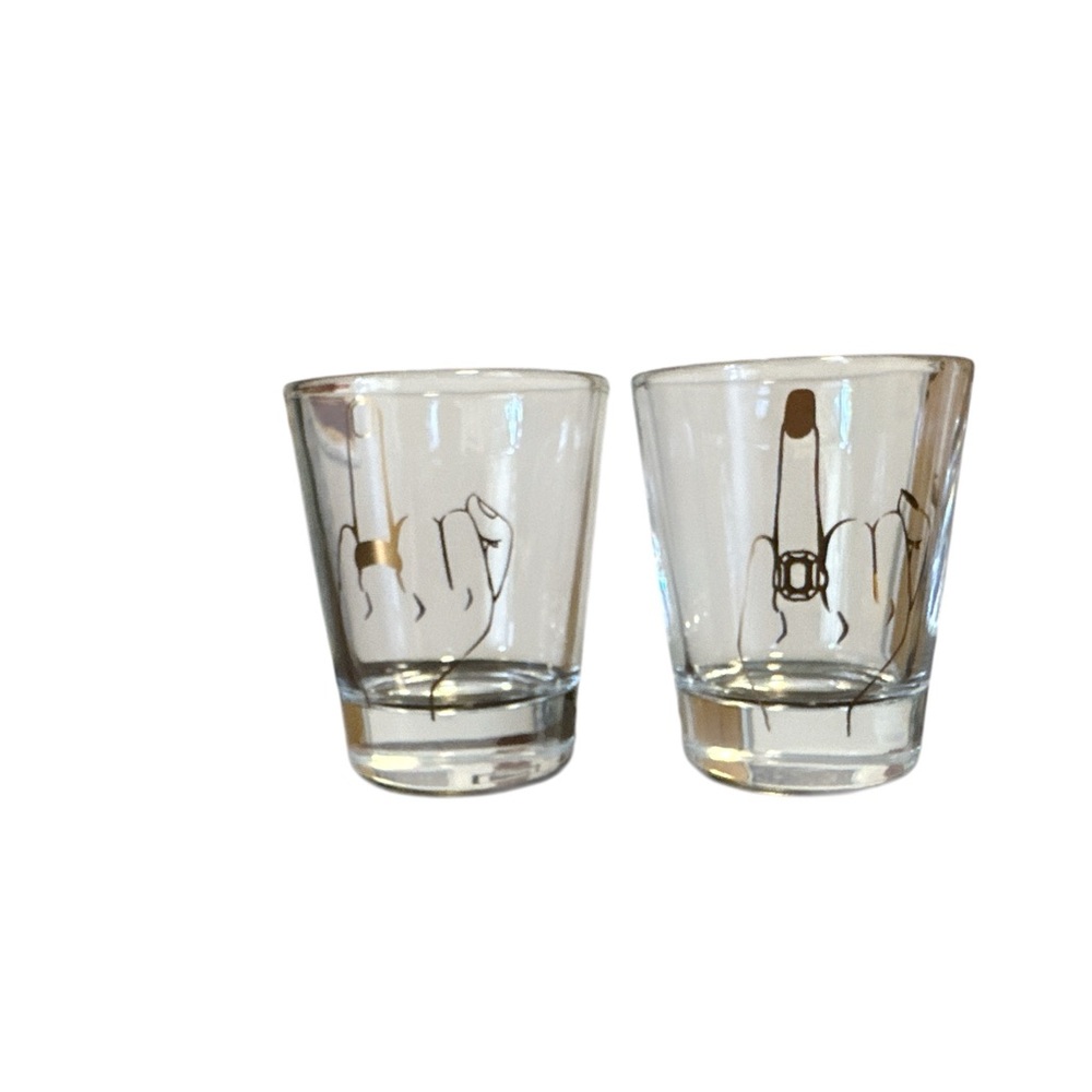 Wedding Ring Shot Glasses